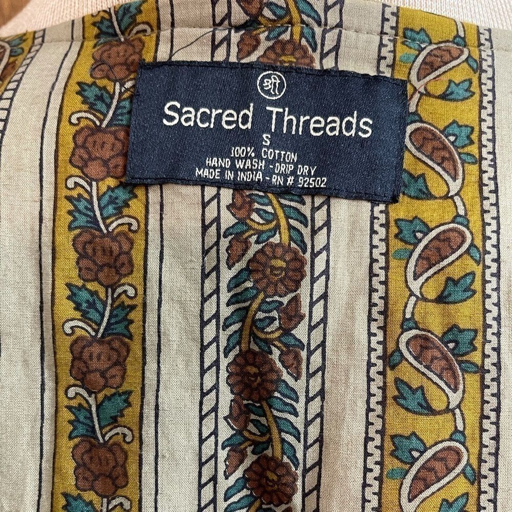 Sacred Threads Multi Colorboho/Hippiejacket - image 6